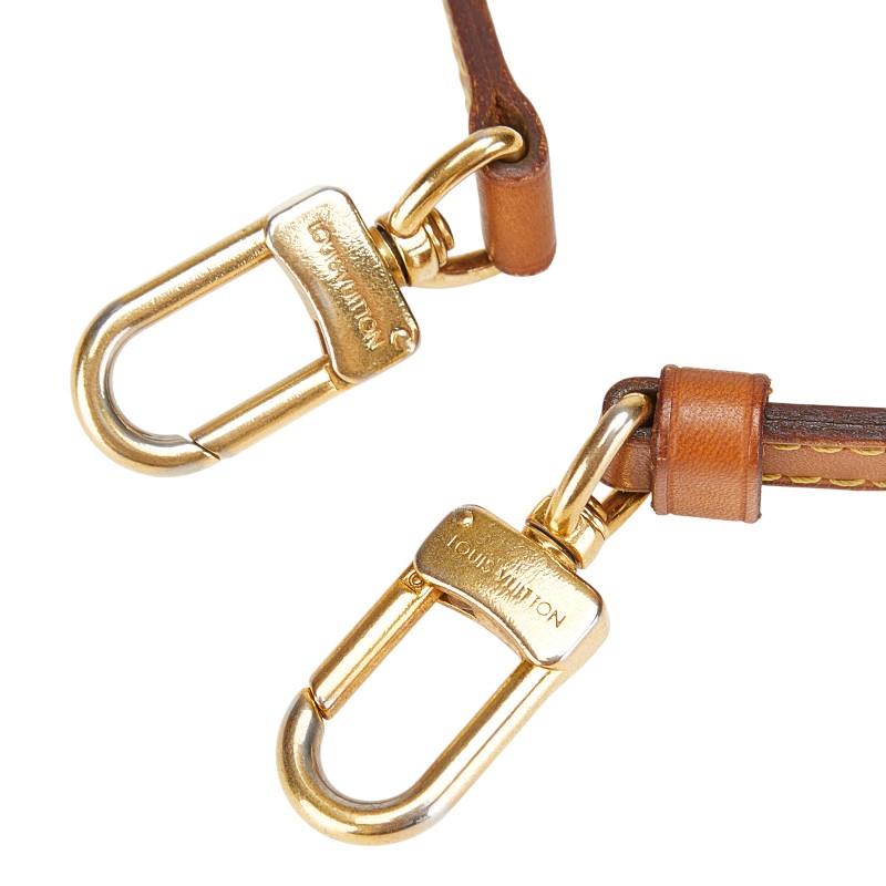 LOUIS VUITTON ルイ ヴィトン ショルダーストラップ ベージュ レザー  