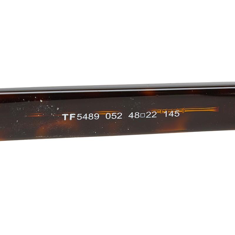 トムフォード メガネ 度入り アジアンフィット TF5489 052 ブラウン