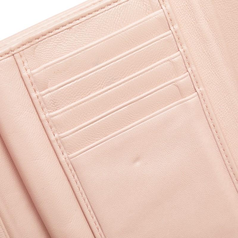 miu miu（ミュウミュウ） マテラッセ 二つ折り財布 5ML225 ピンク