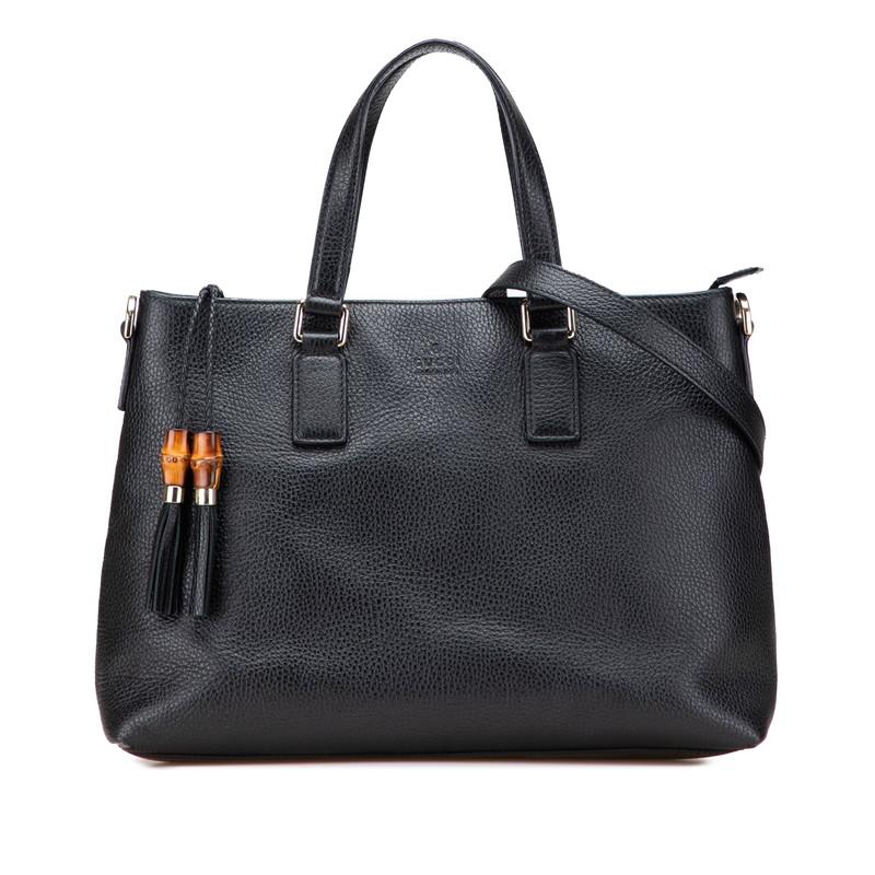 GUCCI（グッチ） バンブー タッセル ハンドバッグ 斜め掛け ショルダー