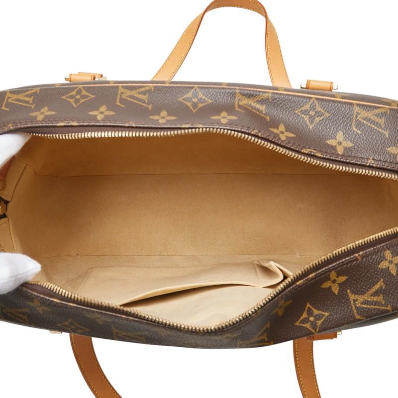 LOUIS VUITTON ハンドバッグ モノグラム シテ MM ブラウン 茶 LOUIS VUITTON ハンドバッグ モノグラム シテ MM ブラウン 茶