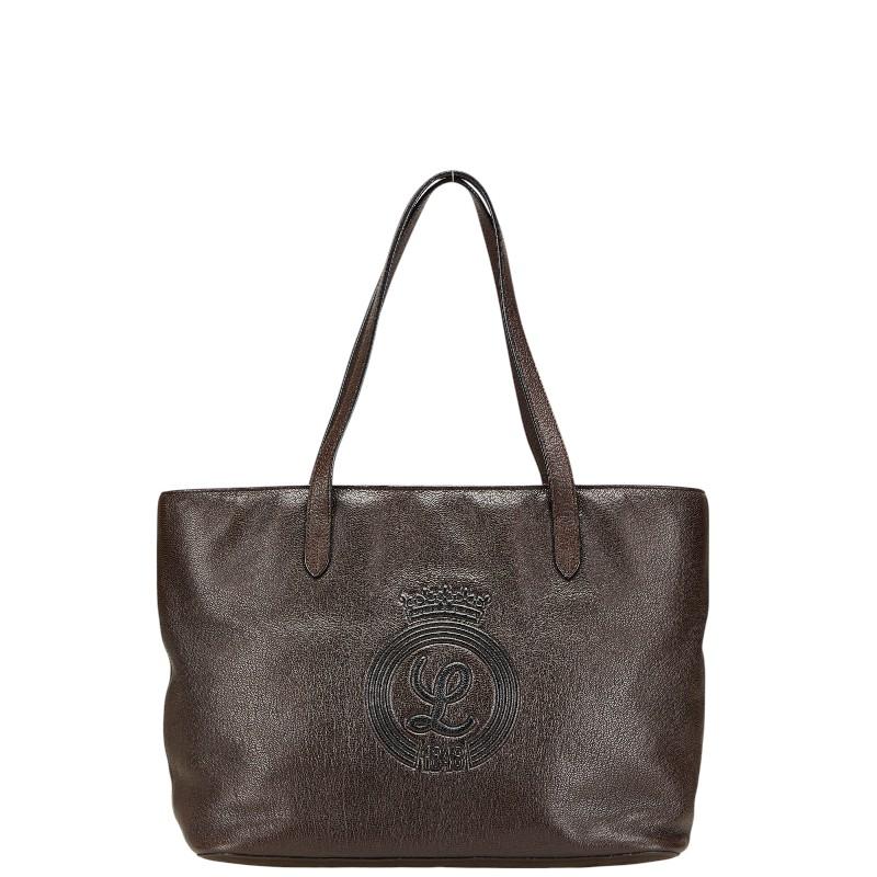 LOEWE ロエベ ハンドバッグ トートバッグ ブラウン レザー