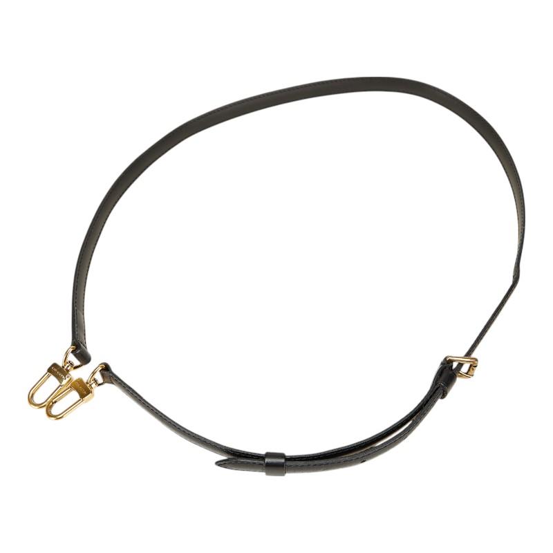 LOUIS VUITTON ルイ ヴィトン ショルダーストラップ ブラック ゴールド  