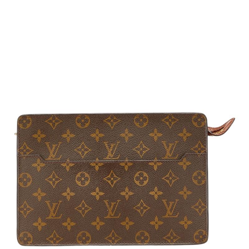 LOUIS VUITTON ブラウン クラッチバッグ LV ルイ・ヴィトン クラッチバッグ セカンドバッグ メンズ