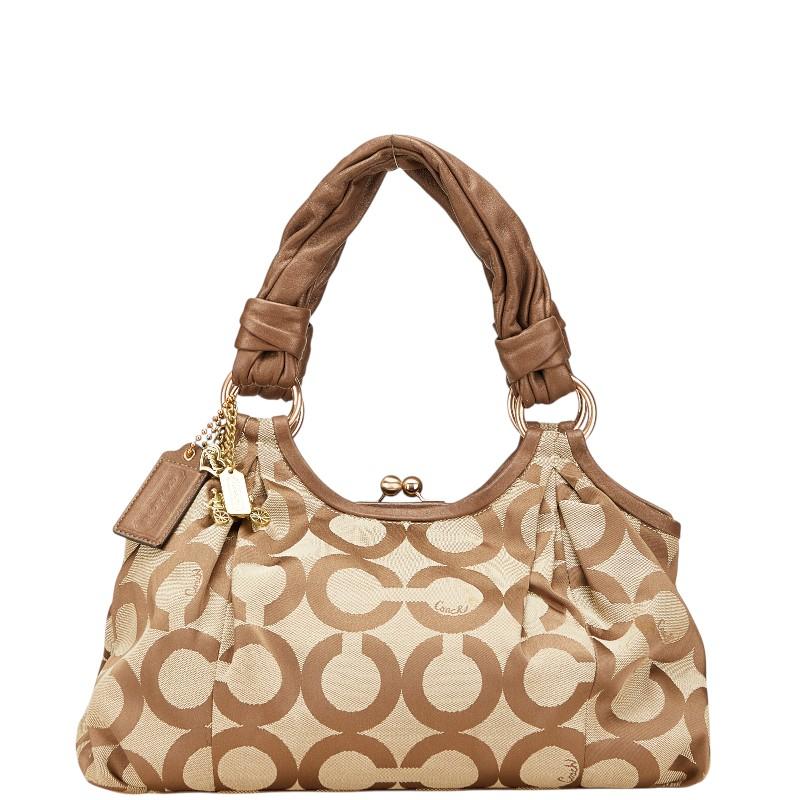 COACH コーチ シグネチャー オブアート がま口 トートバッグ