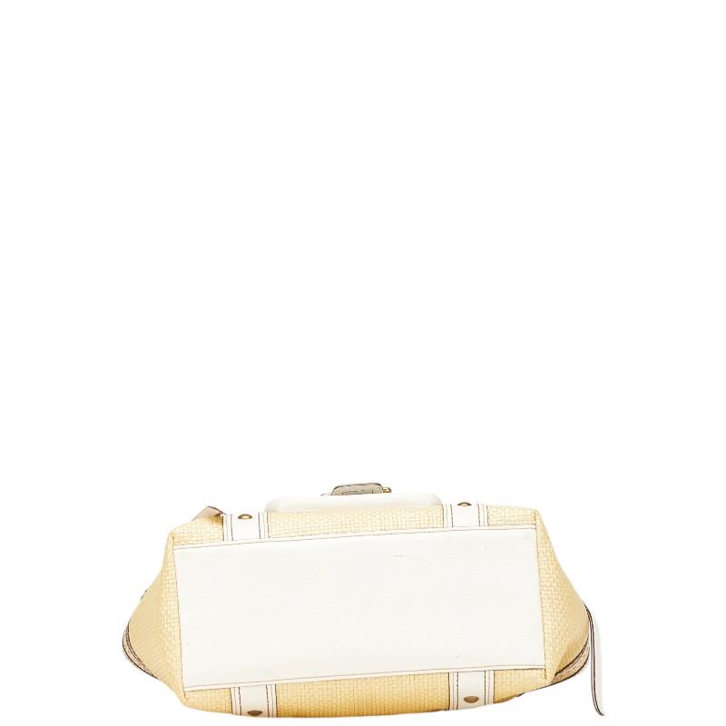COACH（コーチ） かごバッグ トートバッグ M05K-113 ベージュ ホワイト