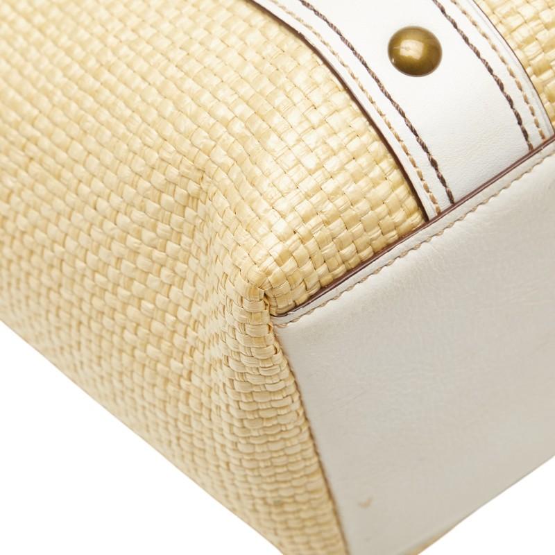 COACH（コーチ） かごバッグ トートバッグ M05K-113 ベージュ ホワイト