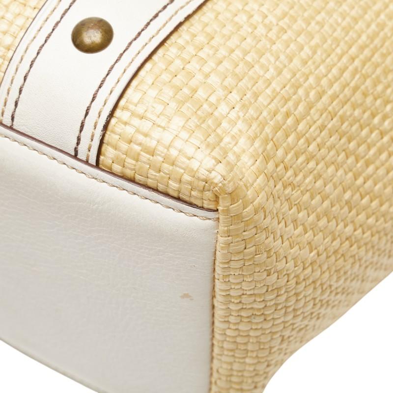 COACH（コーチ） かごバッグ トートバッグ M05K-113 ベージュ ホワイト