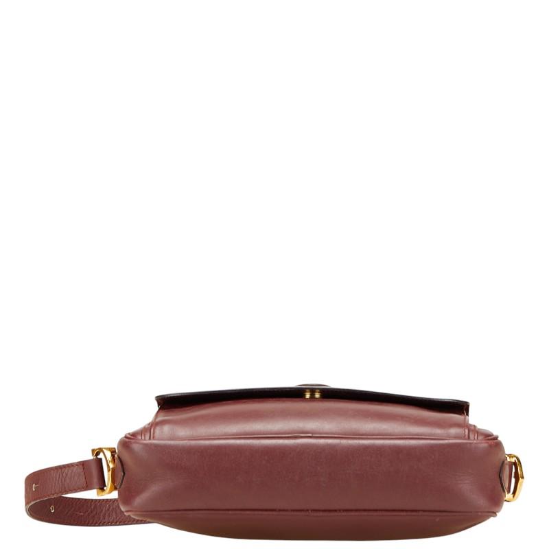 Cartier（カルティエ） マストライン ショルダーバッグ ワインレッド