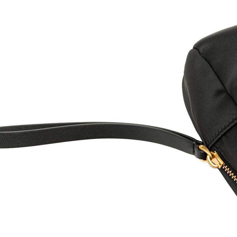 VALENTINO（ヴァレンティノ） Vロゴ ポーチ ブラック ナイロン レザー 