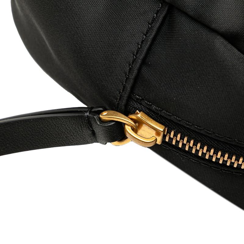 VALENTINO（ヴァレンティノ） Vロゴ ポーチ ブラック ナイロン レザー 