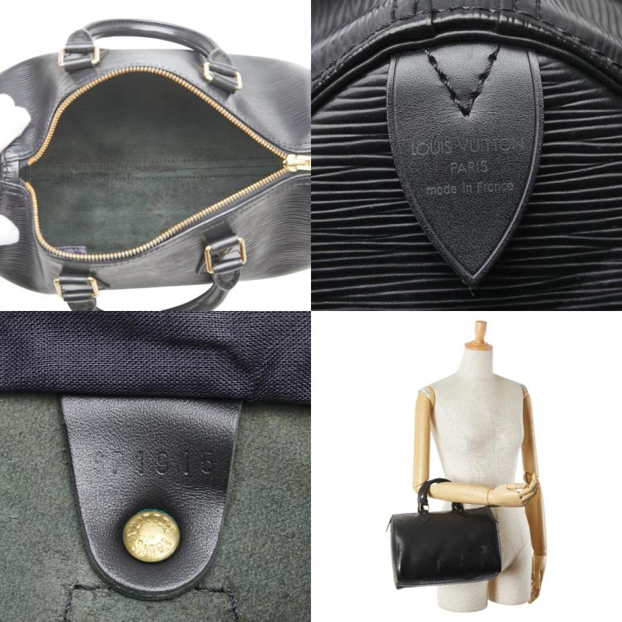 ルイヴィトン　LOUIS VUITTON スピーディ　エピレザー　ブラック LOUIS VUITTON ルイヴィトン スピーディ25 エピ ハンドバッグ