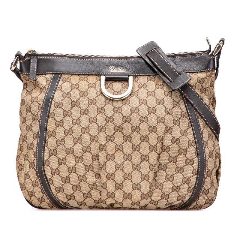 新品】グッチ GGキャンバス ショルダーバッグ 斜め掛け レザー