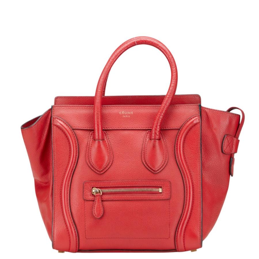 【極美品】CELINE セリーヌ ハンドバッグ ラゲージ ナノ レザー 楽天市場】セリーヌ ラゲージ ナノショッパー ハンドバッグ