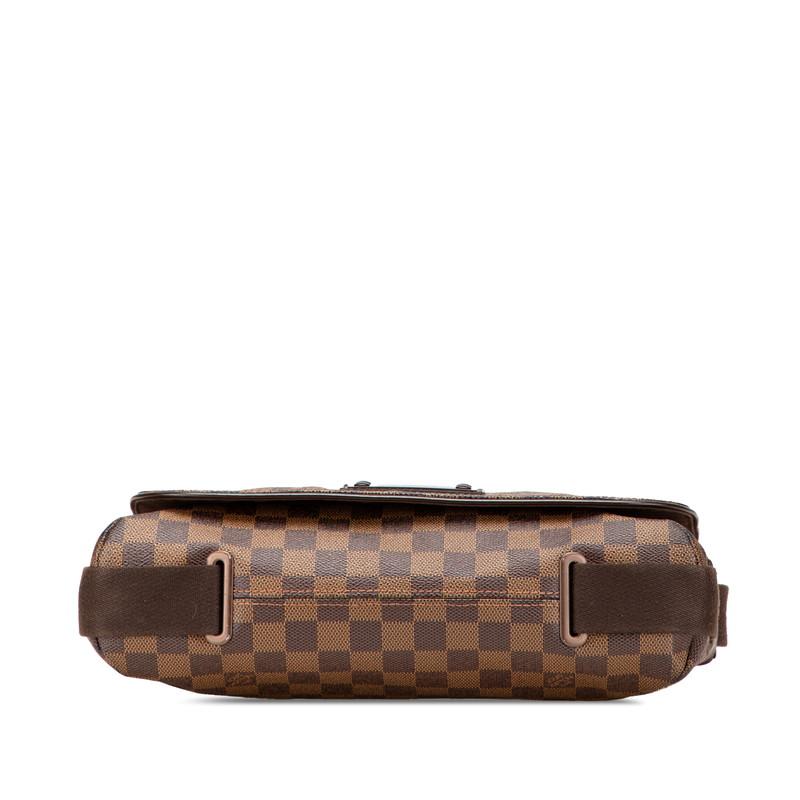 ルイ ヴィトン ダミエ ブルックリンMM 斜め掛け ショルダーバッグ N51211 ブラウン PVC レザー レディース LOUIS VUITTON 【中古】 LOUIS VUITTON（ルイ・ヴィトン） ルイ ヴィトン ダミエ ブルックリン