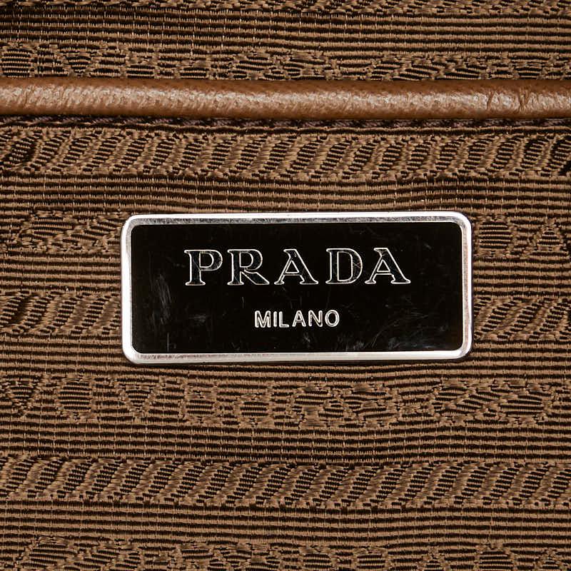 PRADA プラダ 三角ロゴプレート ハンドバッグ ショルダーバッグ