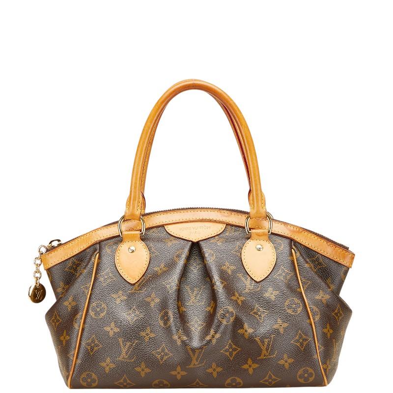 ルイ ヴィトン モノグラム ティヴォリPM ハンドバッグ M40143 ブラウン PVC レザー レディース LOUIS VUITTON 【中古】 ルイ ヴィトン モノグラム ティヴォリPM ハンドバッグ M40143 ブラウン