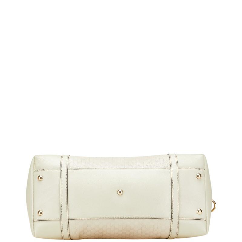 GUCCI オールドグッチ マイクロgg pvc ショルダーバッグ ホワイト GUCCI（グッチ） マイクログッチシマ ハンドバッグ ショルダーバッグ
