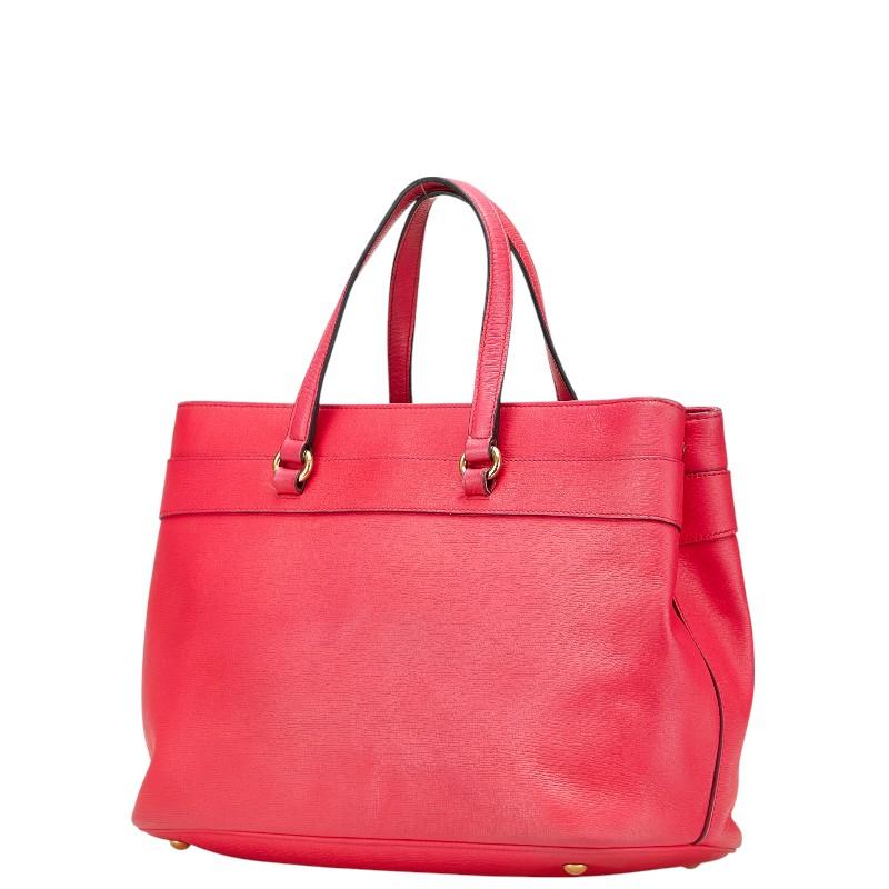 ピンクの猫】グッチGUCCI 139.5 ホースビット ダイヤモンド ピンクの猫