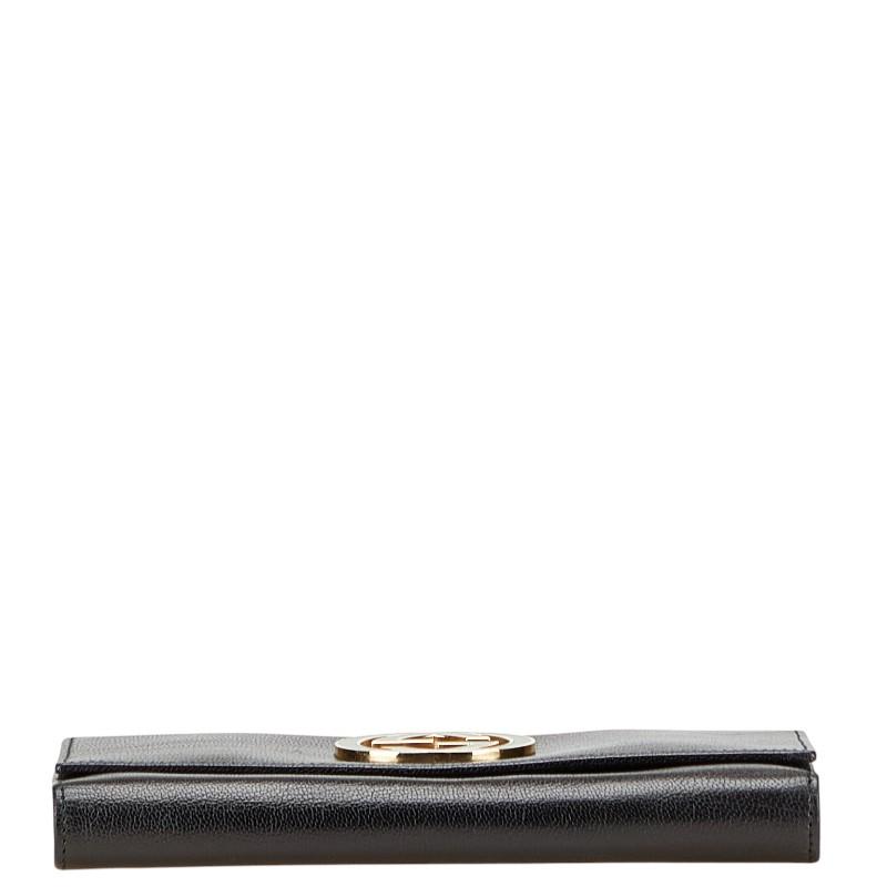 GUCCI（グッチ） インターロッキングG 長財布 131864 ブラック