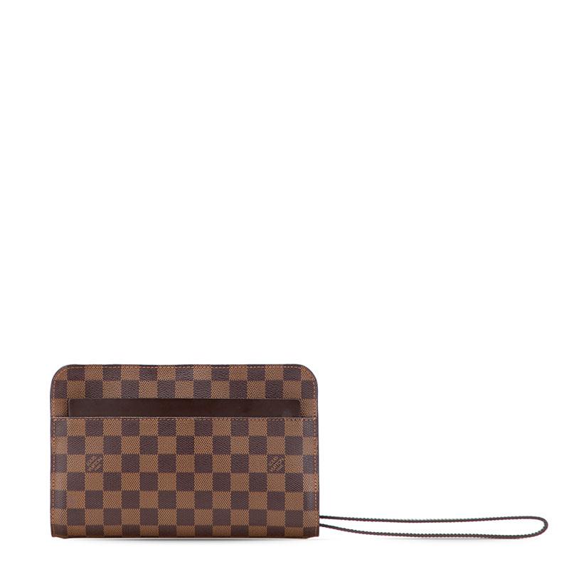 ルイヴィトン ダミエ サンルイ N51993 エベヌ セカンドバック 箱付き LOUIS VUITTON ルイヴィトン ダミエ サンルイ セカンドバッグ