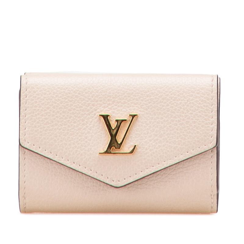 ルイヴィトン ロックミー 三つ折財布 トリヨンレザー ベージュ M69340 LOUIS VUITTON ルイ ヴィトン ポルトフォイユ ロックミニ 三