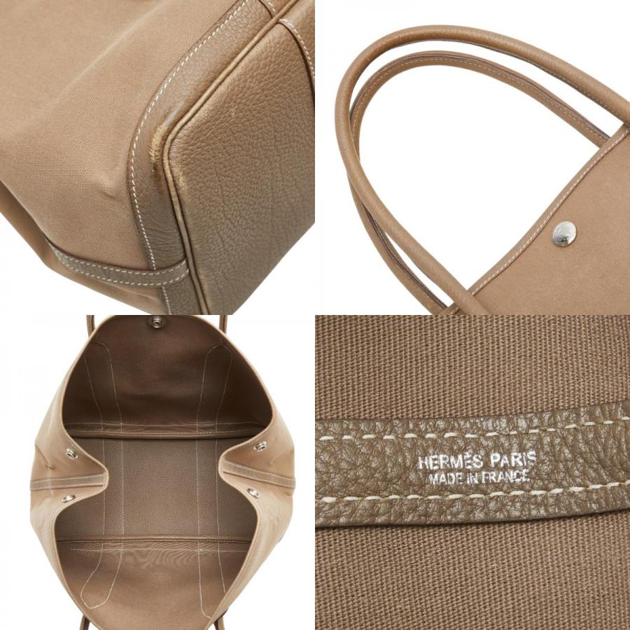 HERMES エルメス ガーデンパーティーPM ハンドバッグ トート