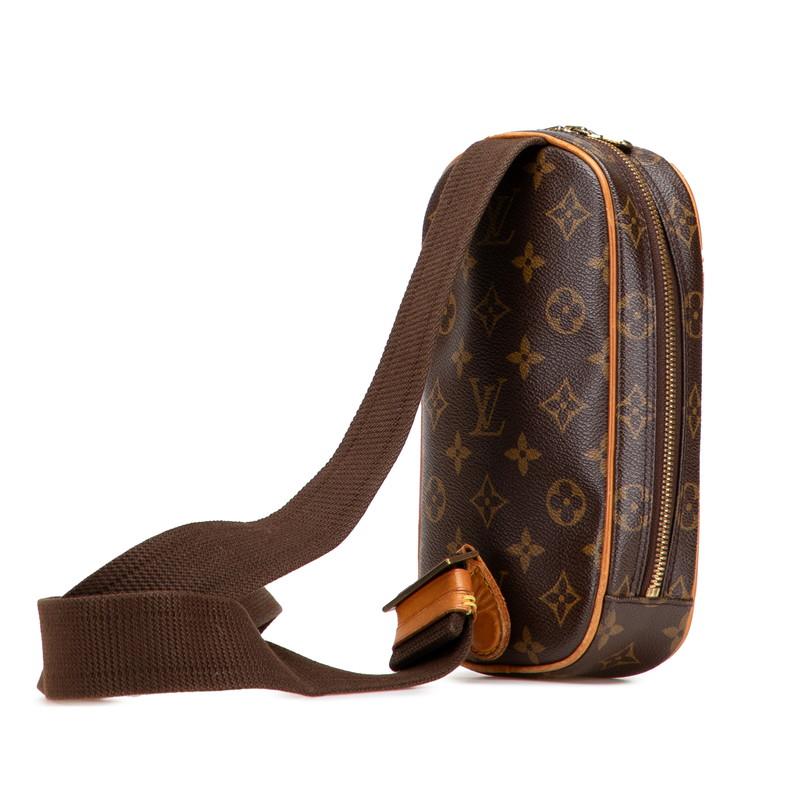 ★廃盤★ルイヴィトン モノグラム ポシェット ガンジュ LOUIS VUITTON 中古・古着通販】LOUIS VUITTON (ルイ ヴィトン) ポシェットガンジュ