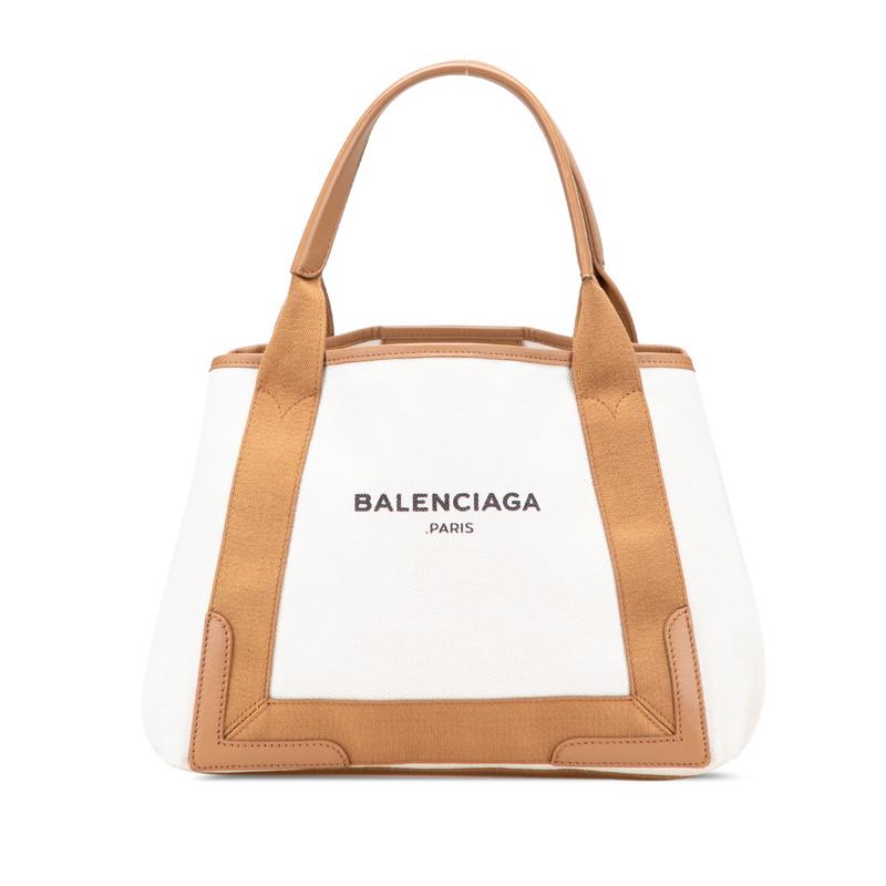BALENCIAGA（バレンシアガ） ネイビー カバス S ハンドバッグ トート