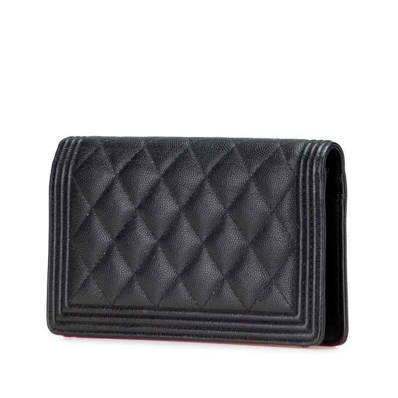 CHANEL（シャネル） ボーイシャネル 長財布 ブラック アンティーク