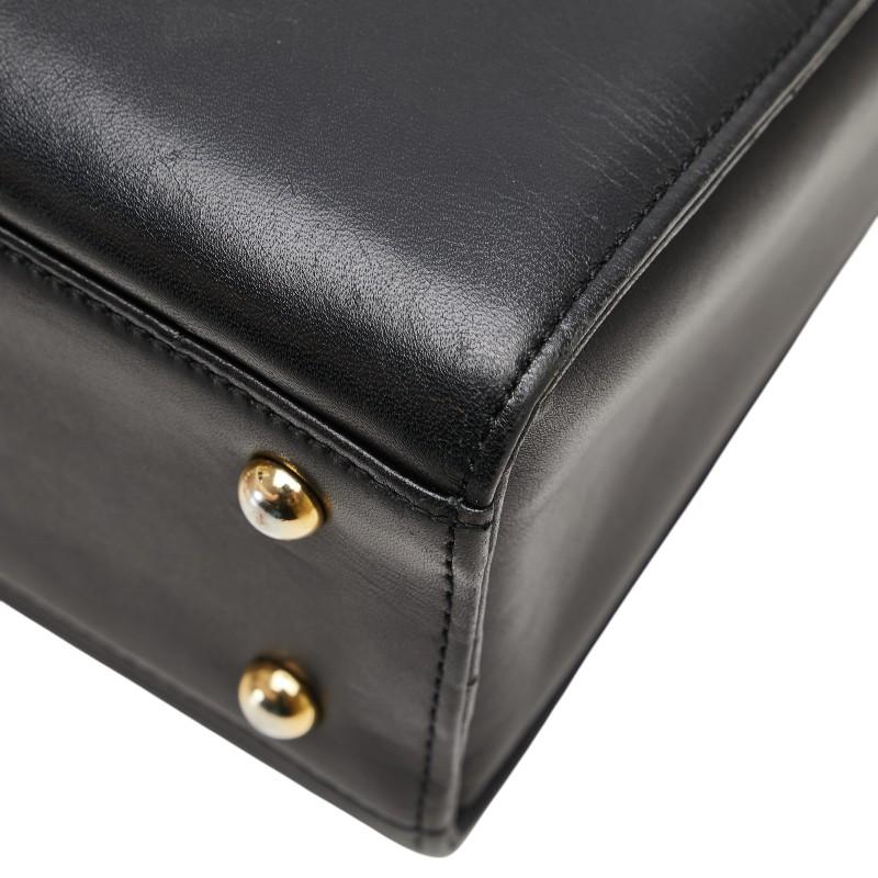 ジバンシー ロゴ ハンドバッグ ブラック レザー レディース Givenchy