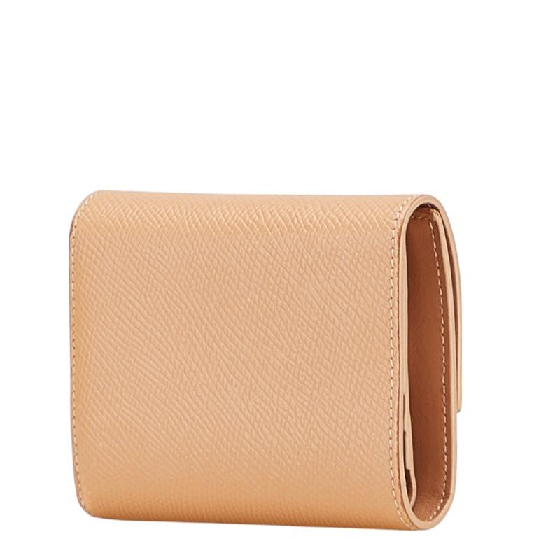 希少 CELINE ベージュ 三つ折り財布 CELINE】大人気♡三つ折り財布 ベージュ【今だけセール】 財布・小物