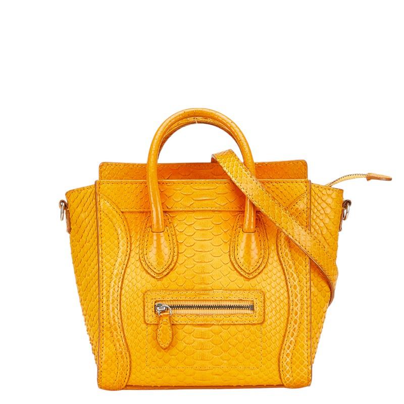 CELINE★セリーヌ ラゲージ ナノ ショッパー ハンドバッグ A CELINE セリーヌ ラゲージ ナノ ショッパー ショルダーバッグ