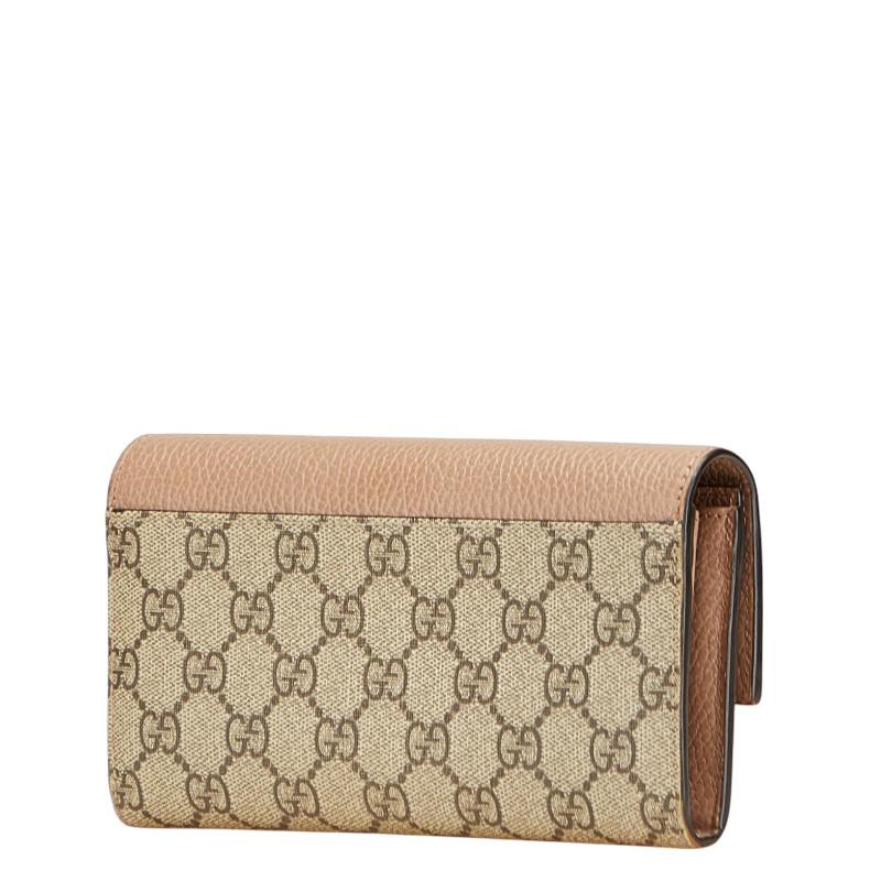 GUCCI グッチ GGマーモント GGスプリーム 長財布 456116 ベージュ  