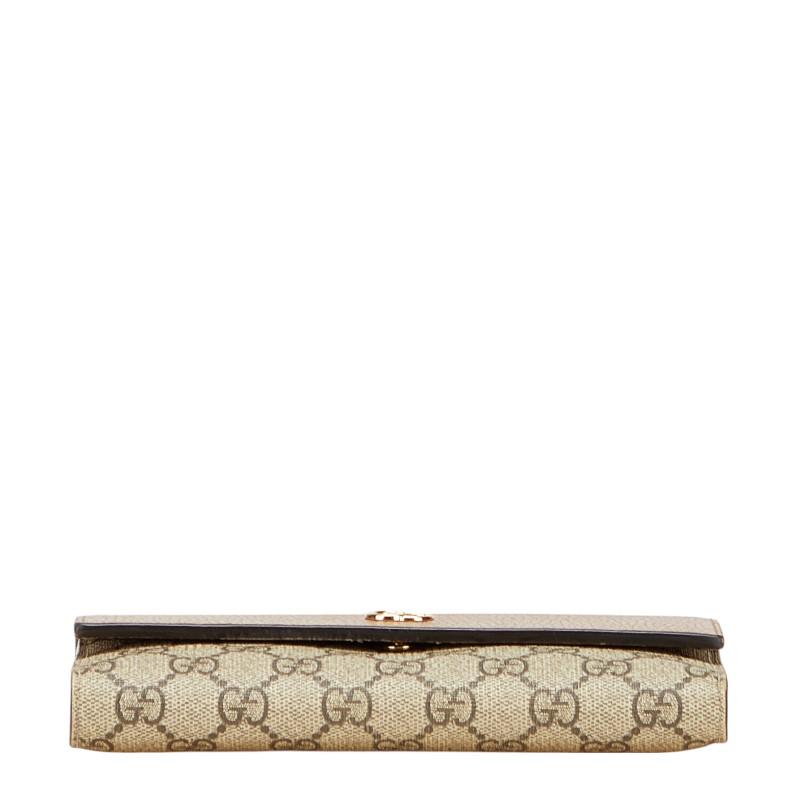 GUCCI グッチ GGマーモント GGスプリーム 長財布 456116 ベージュ  