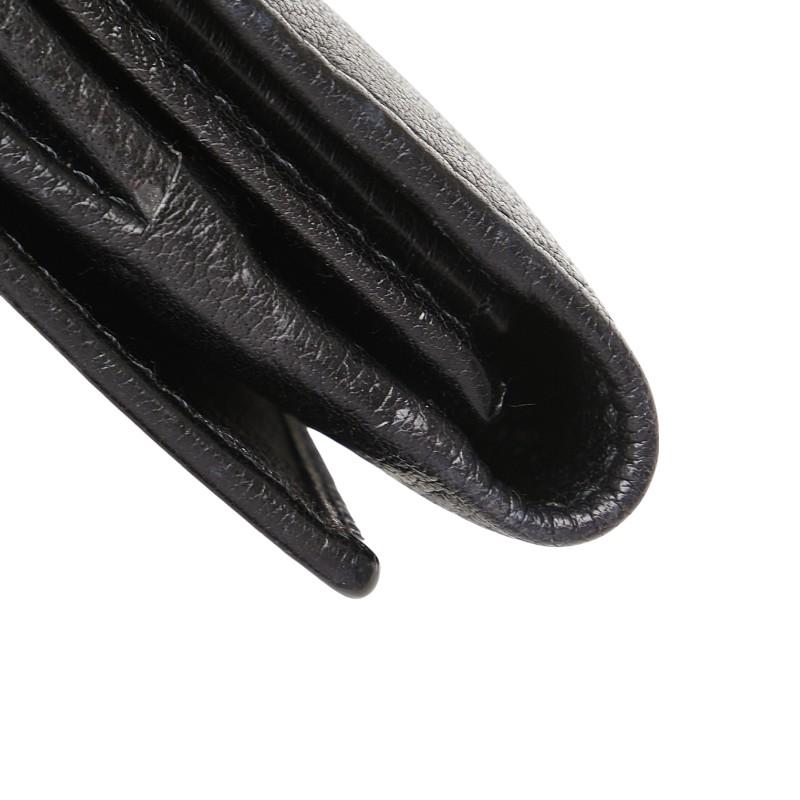 美品◇イヴ・サンローラン YSLロゴ 長財布 キャビアスキン レザー ブラック ASUS サンローラン YSLロゴ スタッズ 長財布 ブラック レザー