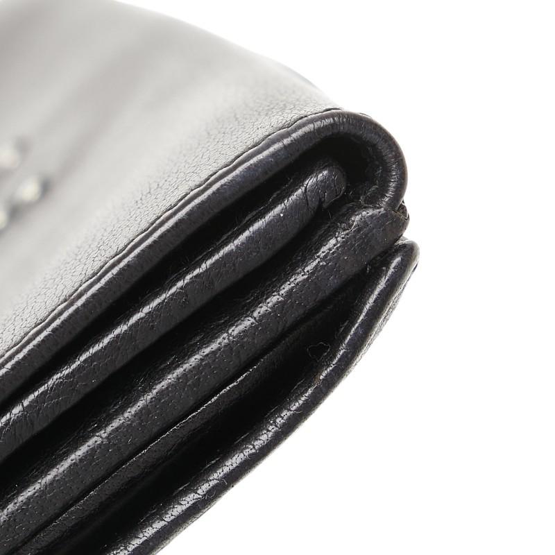 美品◇イヴ・サンローラン YSLロゴ 長財布 キャビアスキン レザー ブラック ASUS サンローラン YSLロゴ スタッズ 長財布 ブラック レザー