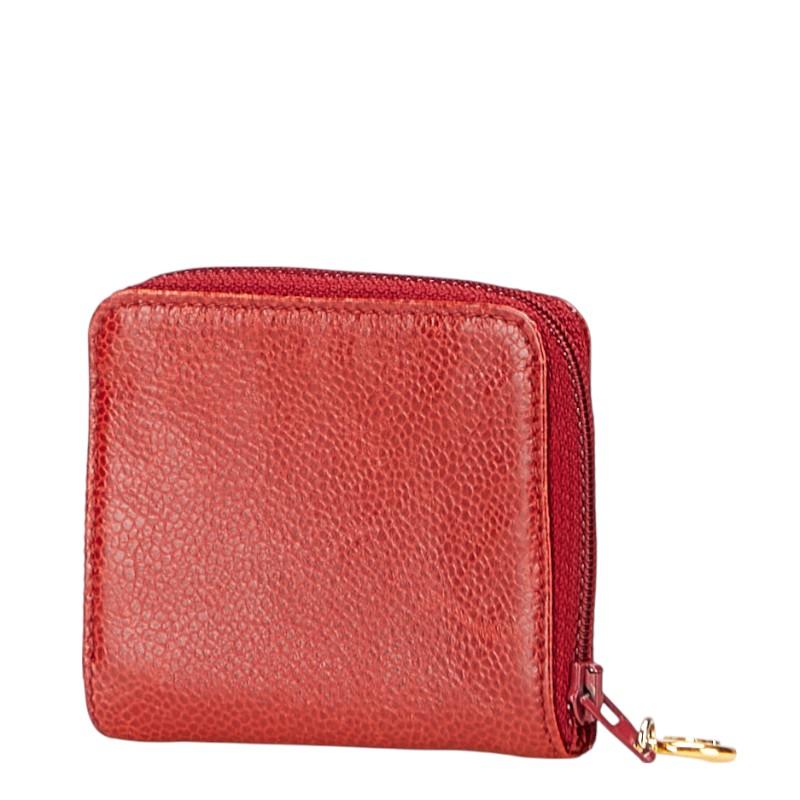 CHANEL シャネル ココマーク コインケース 小銭入れ レッド キャビア  