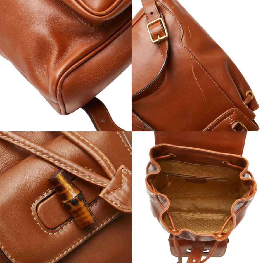 GUCCI グッチ バンブー リュック バックパック 003 1998 0030 ブラウン