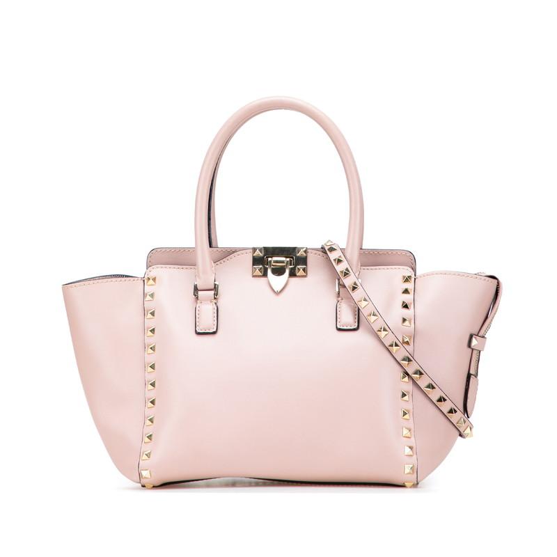 VALENTINO ヴァレンティノ ロックスタッズ ハンドバッグ ショルダー 