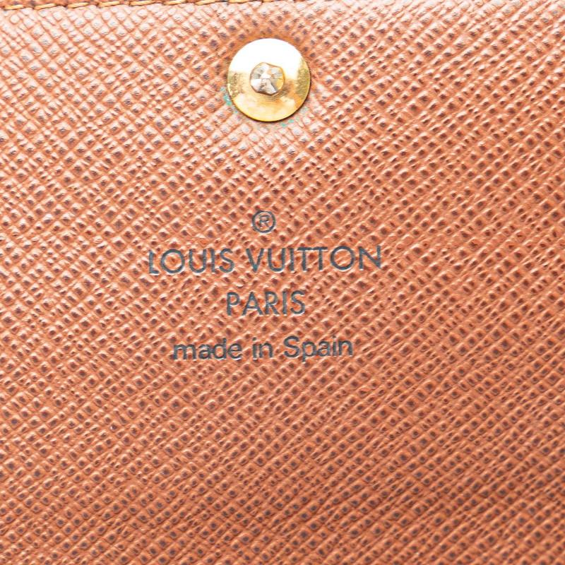 ルイヴィトン M61734 モノグラム ポルトフォイユサラ 長財布 ブラウン LOUIS VUITTON ルイヴィトン モノグラム ポルトフォイユサラ 長