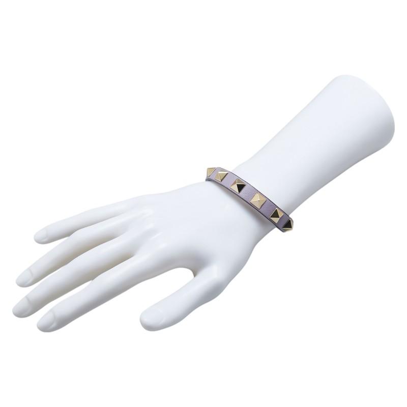 VALENTINO（ヴァレンティノ） ロックスタッズ ブレスレット パープル 
