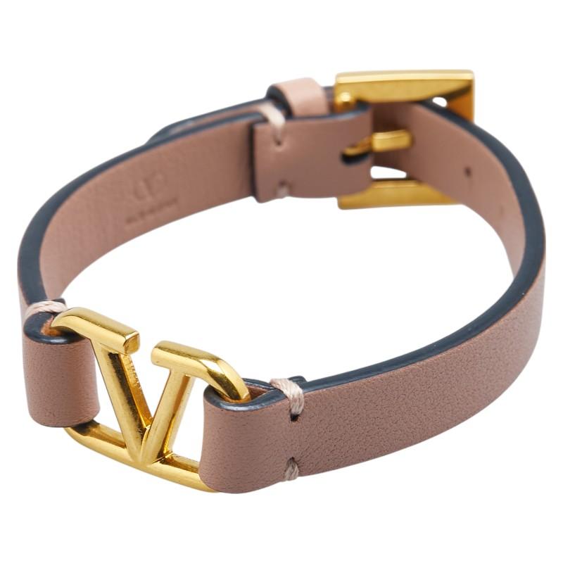 VALENTINO（ヴァレンティノ） ガラヴァーニ ロゴ ベルト ブレスレット 