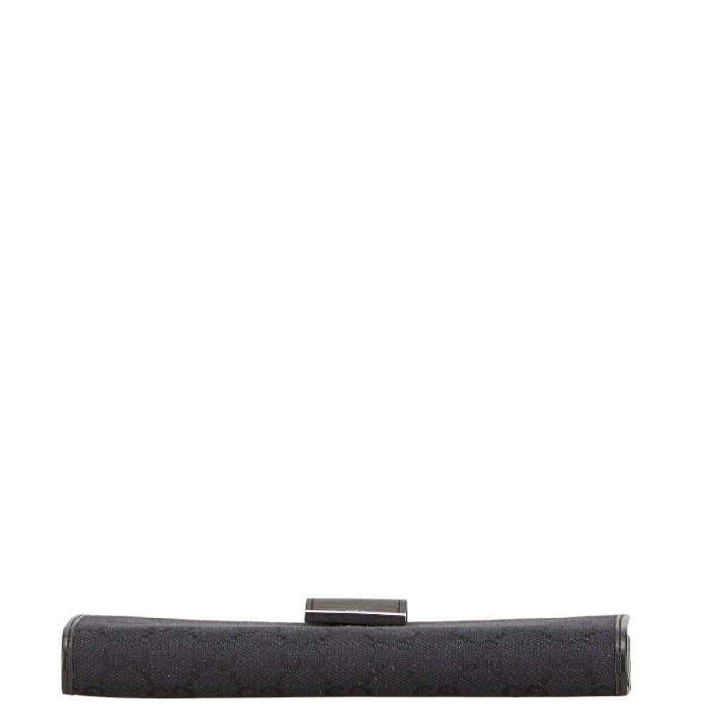 GUCCI グッチ GGキャンバス 長財布 035 2888 ブラック キャンバス