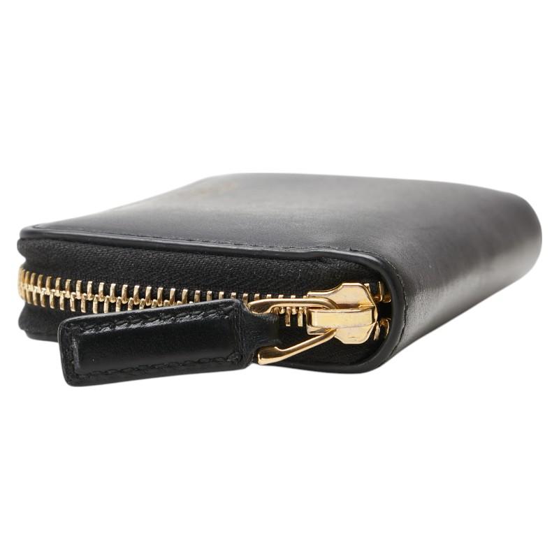グッチ ロゴ ケース 547597 ブラック レザー レディース GUCCI 【中古】 GUCCI（グッチ） ロゴ コインケース 547597 ブラック レザー