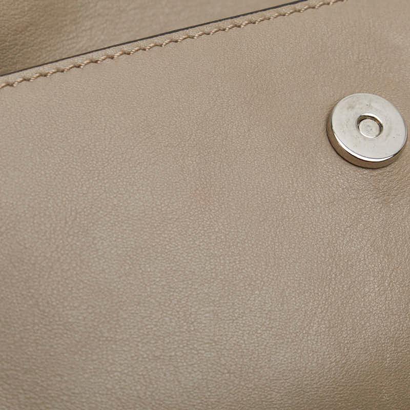 Chloe（クロエ） フェイ 斜め掛け ショルダーバッグ グレージュ レザー