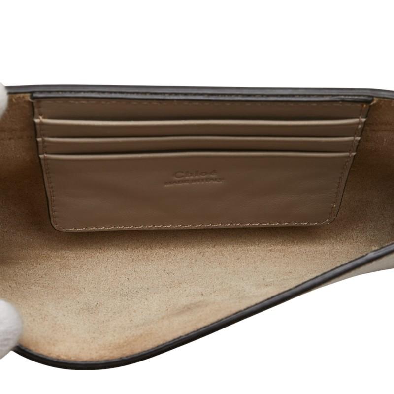 Chloe（クロエ） フェイ 斜め掛け ショルダーバッグ グレージュ レザー