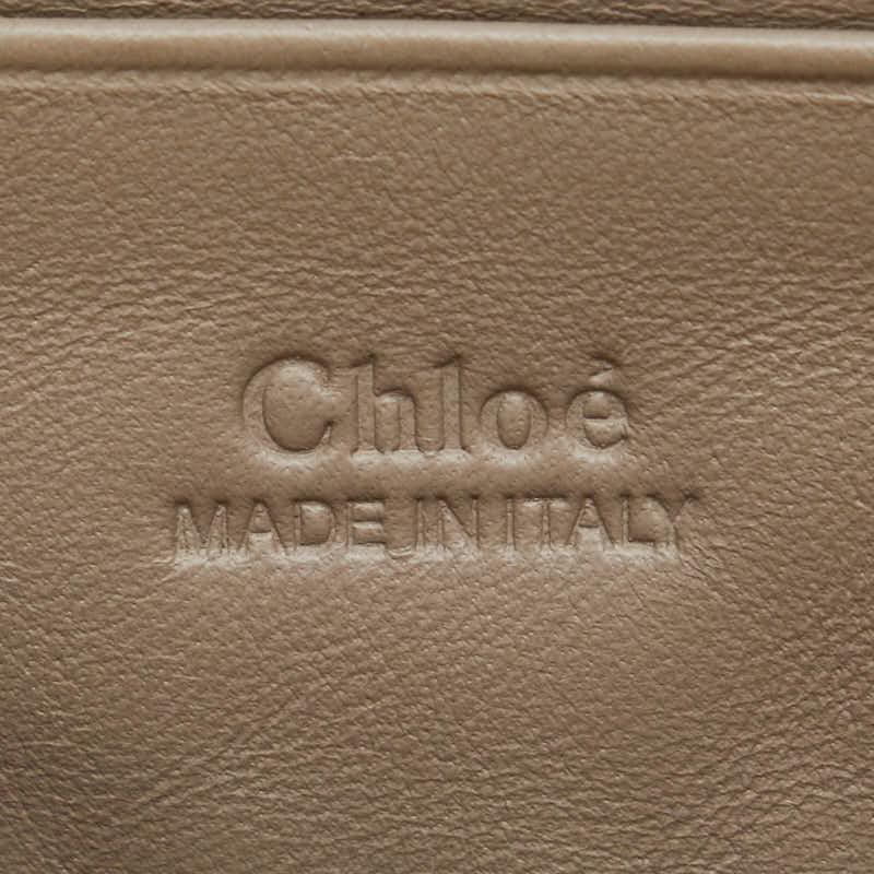 Chloe（クロエ） フェイ 斜め掛け ショルダーバッグ グレージュ レザー