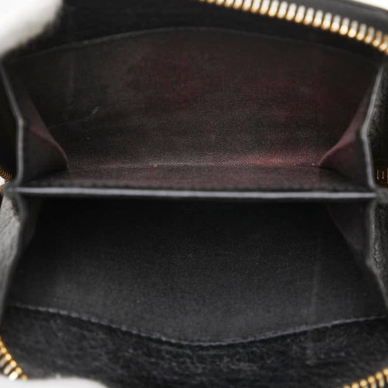 BALENCIAGA バレンシアガ 二つ折り財布 310699 ブラック レザー