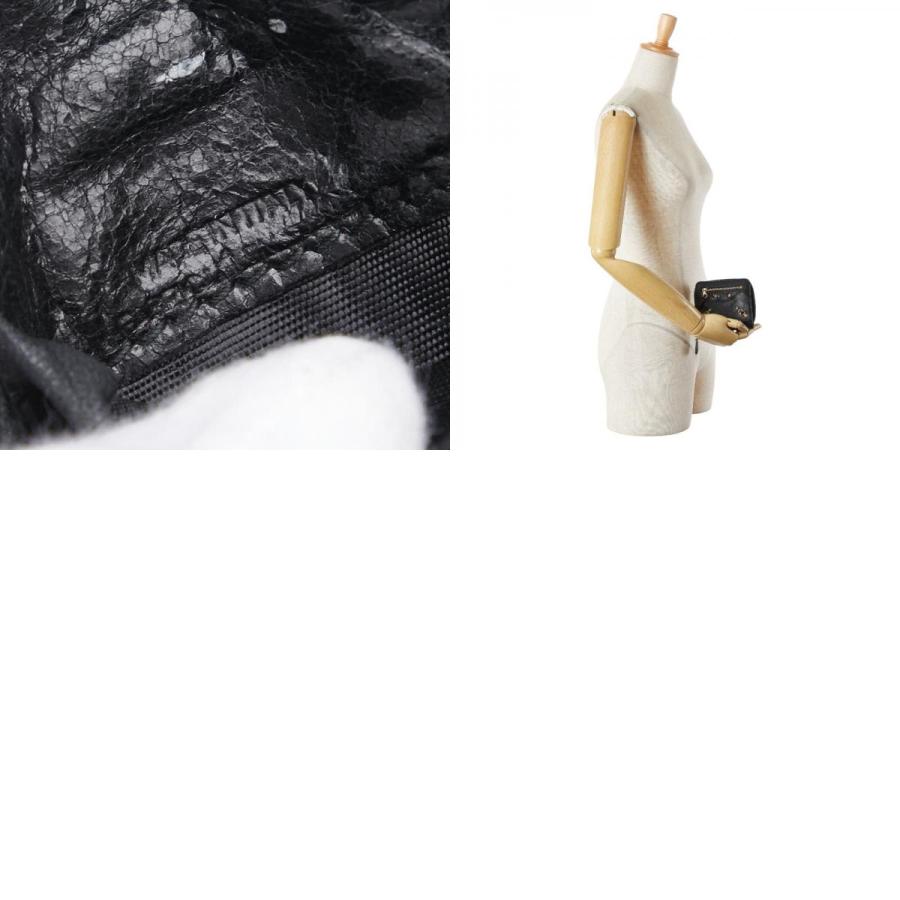 ✨美品✨BALENCIAGA バレンシアガ　 三つ折り財布　ロゴ　ブラックレザー BALENCIAGA バレンシアガ 三つ折り財布 ミニウォレット BB ロゴ